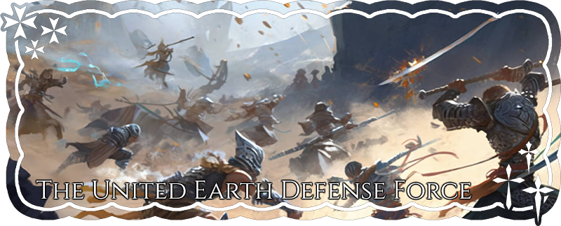 The United Earth Defense Force banner