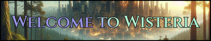 Wisteria title banner